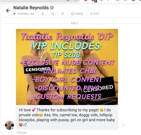 natalie reynolds nude porn|Natalie Reynolds Nude In Balcony Onlyfans Video Leaked